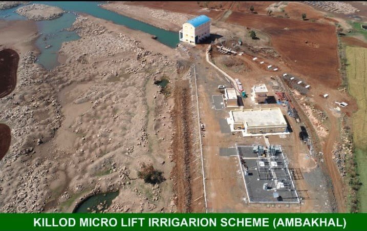 Killod Pumping Station — aerial view of pump house