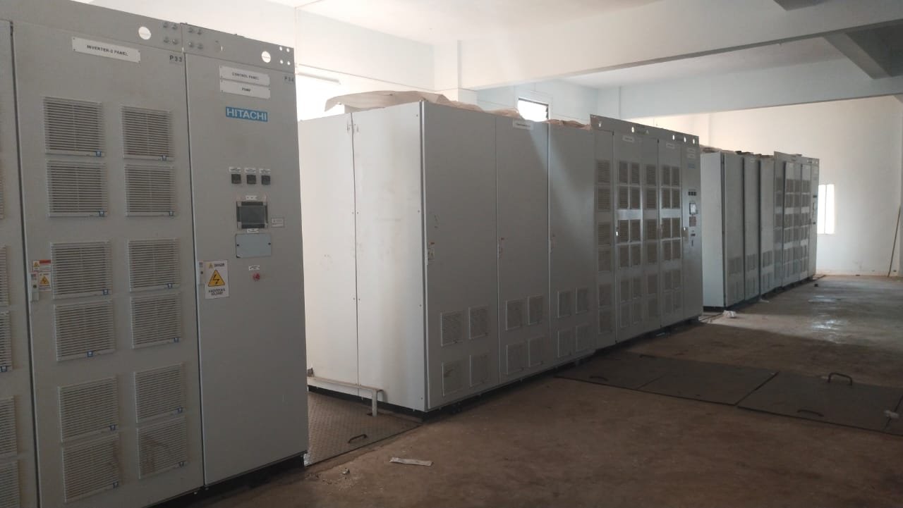 HT/LT panel room, wide view